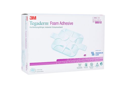 TEGADERM Foam Adhesive FK 8,8x8,8 cm 90610 – PZN 06917320 (PZN 06917320)