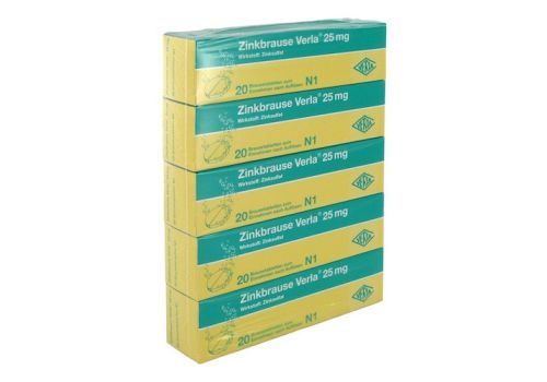 Zinkbrause Verla 25mg – PZN 01564555 (PZN 01564555)