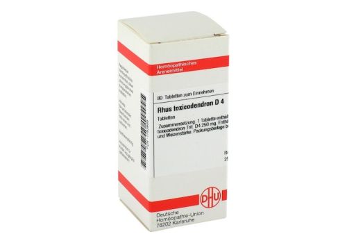 RHUS TOXICODENDRON D 4 Tabletten – PZN 01783688 (PZN 01783688)