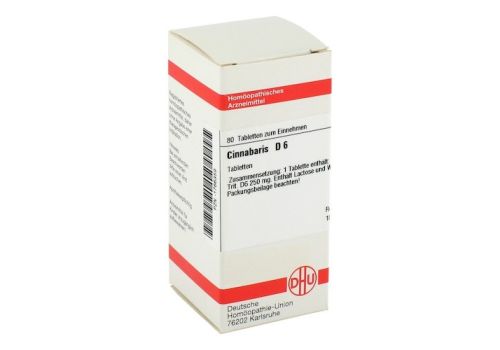 CINNABARIS D 6 Tabletten – PZN 01766359 (PZN 01766359)