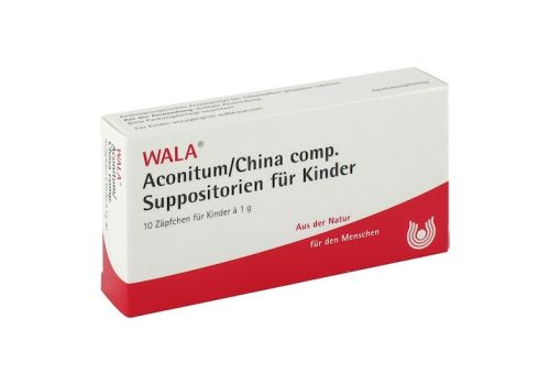 ACONITUM/CHINA comp.Kindersuppositorien – PZN 01880747 (PZN 01880747)