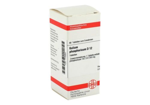 KALIUM PHOSPHORICUM D 12 Tabletten – PZN 01775660 (PZN 01775660)