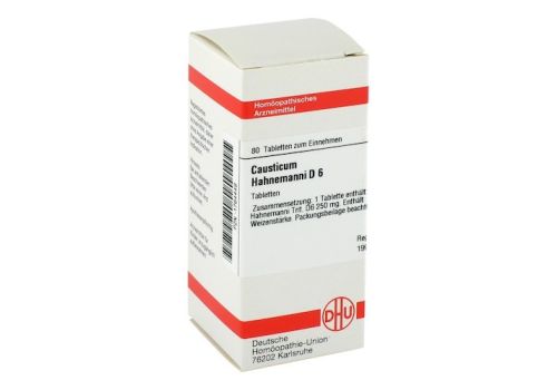 CAUSTICUM HAHNEMANNI D 6 Tabletten – PZN 01764449 (PZN 01764449)