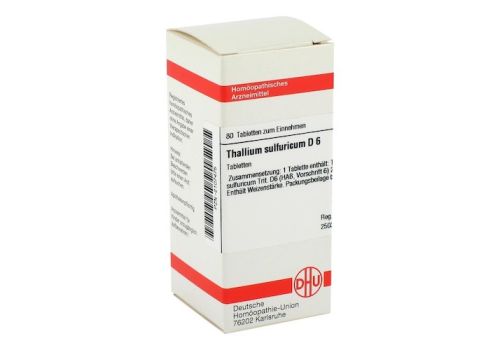 THALLIUM SULFURICUM D 6 Tabletten – PZN 02107475 (PZN 02107475)