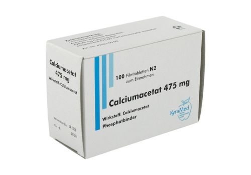Calciumacetat 475 mg Filmtabletten – PZN 01586953 (PZN 01586953)