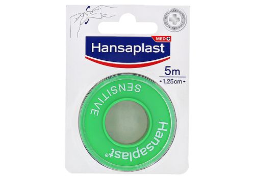 Hansaplast Fixierpflaster Sensitive 1,25 cmx5 m – PZN 04752168 (PZN 04752168)