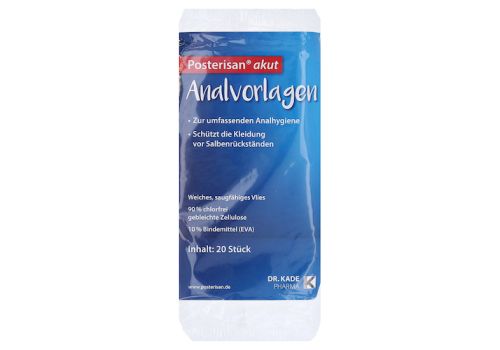 Analvorlagen – PZN 00777160 (PZN 00777160)