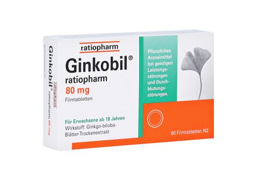 GINKOBIL ratiopharm 80mg – PZN 06680846 (PZN 06680846)