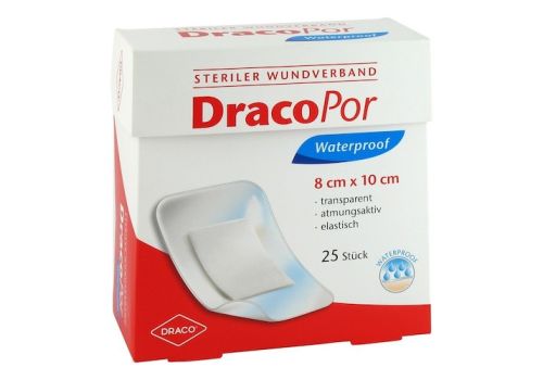 DRACOPOR waterproof Wundverband 8x10 cm steril – PZN 00114264 (PZN 00114264)