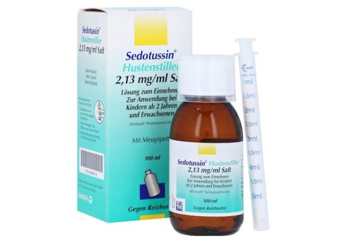 Sedotussin Hustenstiller 2,13mg/ml Saft – PZN 08896912 (PZN 08896912)