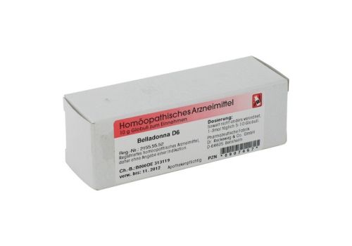 BELLADONNA D 6 Globuli – PZN 00907467 (PZN 00907467)
