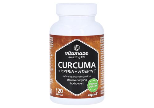 CURCUMA+PIPERIN+Vitamin C vegan Kapseln – PZN 12580511 (PZN 12580511)