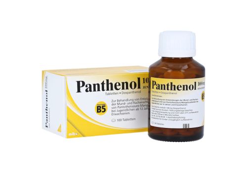PANTHENOL 100 mg Jenapharm Tabletten – PZN 06150835 (PZN 06150835)
