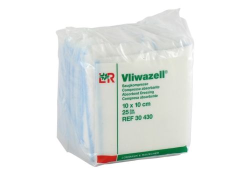 VLIWAZELL Saugkompressen unsteril 10x10 cm – PZN 02232708 (PZN 02232708)