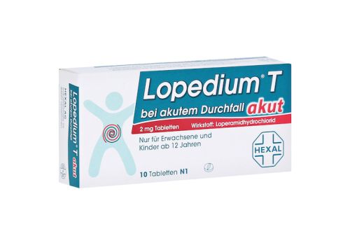 Lopedium T akut bei akutem Durchfall – PZN 03928406 (PZN 03928406)