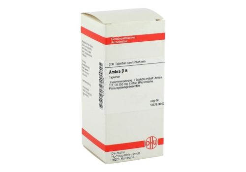 AMBRA D 6 Tabletten – PZN 02811694 (PZN 02811694)