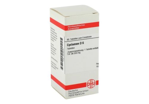 CYCLAMEN D 6 Tabletten – PZN 02629529 (PZN 02629529)