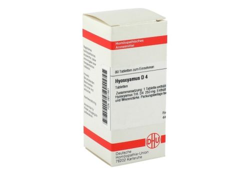 HYOSCYAMUS D 4 Tabletten – PZN 02631561 (PZN 02631561)