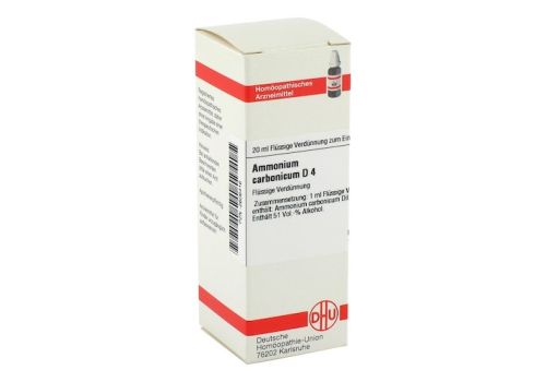 AMMONIUM CARBONICUM D 4 Dilution – PZN 02606416 (PZN 02606416)