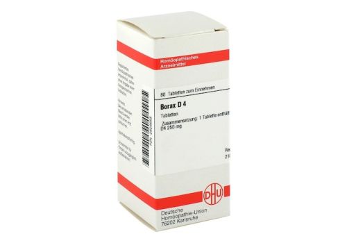 BORAX D 4 Tabletten – PZN 02626695 (PZN 02626695)