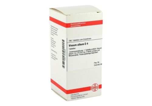 VISCUM ALBUM D 4 Tabletten – PZN 03538869 (PZN 03538869)