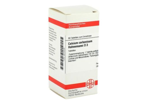 CALCIUM CARBONICUM Hahnemanni D 3 Tabletten – PZN 02815539 (PZN 02815539)