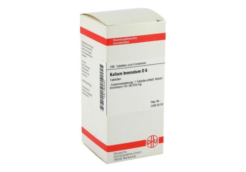 KALIUM BROMATUM D 6 Tabletten – PZN 02925452 (PZN 02925452)
