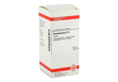 CHOLESTERINUM D 12 Tabletten – PZN 02896673 (PZN 02896673)