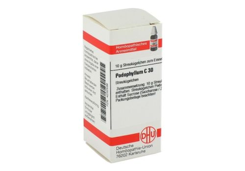 PODOPHYLLUM C 30 Globuli – PZN 04232598 (PZN 04232598)