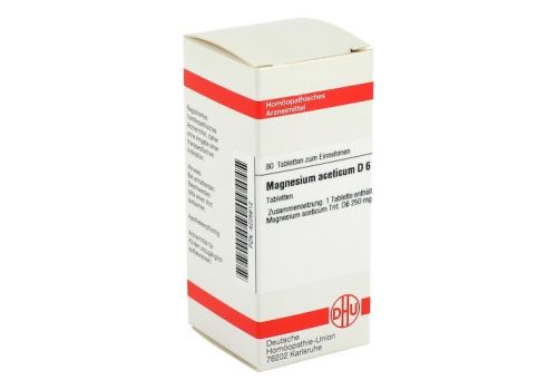 MAGNESIUM ACETICUM D 6 Tabletten – PZN 04225612 (PZN 04225612)