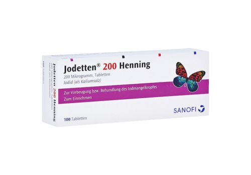 Jodetten 200 Henning 200 Mikrogramm – PZN 04926007 (PZN 04926007)