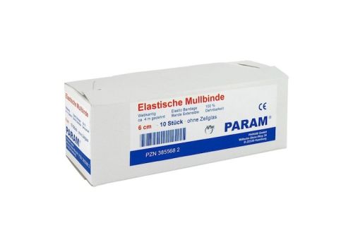 MULLBINDEN elast.6 cm o.Cellophan – PZN 03855682 (PZN 03855682)