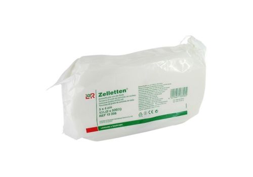 ZELLETTEN Tupfer 4x5 cm unsteril Rolle – PZN 07706016 (PZN 07706016)