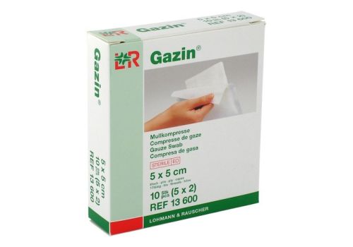 GAZIN Mullkomp.5x5 cm steril 8fach – PZN 03448965 (PZN 03448965)