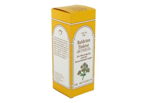 Baldriantinktur Hetterich – PZN 03180971 (PZN 03180971)