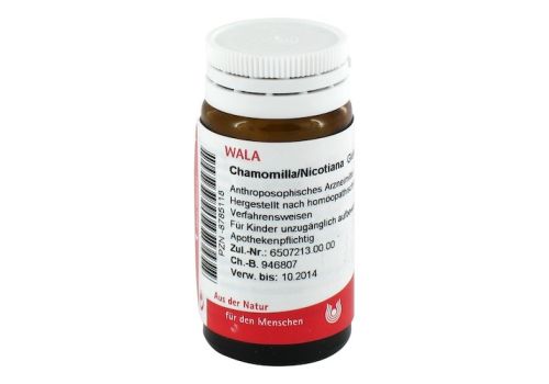 CHAMOMILLA/NICOTIANA Globuli – PZN 08785118 (PZN 08785118)