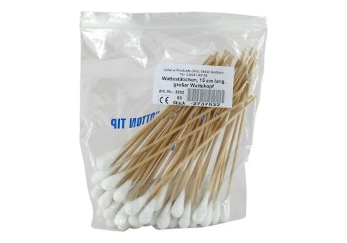 WATTESTÄBCHEN mit Wattekopf 15 cm groß – PZN 02737532 (PZN 02737532)