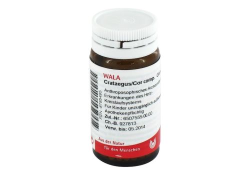 CRATAEGUS COR comp.Globuli – PZN 08785495 (PZN 08785495)