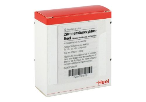 ZITRONENSÄUREZYKLUS Heel Ampullen – PZN 06156039 (PZN 06156039)