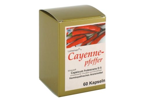 CAYENNEPFEFFER KAPSELN – PZN 03435589 (PZN 03435589)