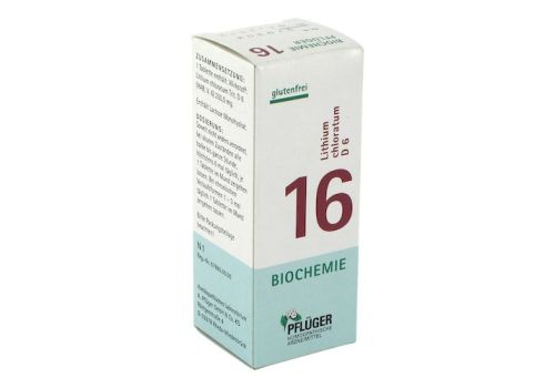 BIOCHEMIE Pflüger 16 Lithium chloratum D 6 Tabl. – PZN 06322288 (PZN 06322288)