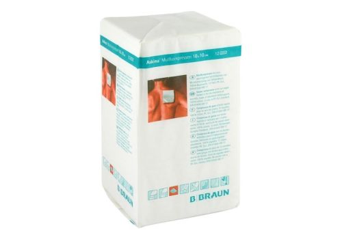 ASKINA Mullkompressen 10x10 cm unsteril 12fach – PZN 06874579 (PZN 06874579)