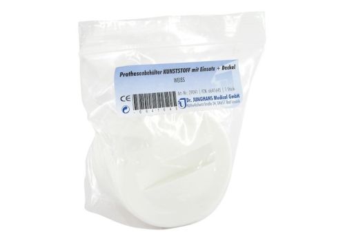 PROTHESENBEHÄLTER m.Deckel u.Einsatz weiß – PZN 06641645 (PZN 06641645)