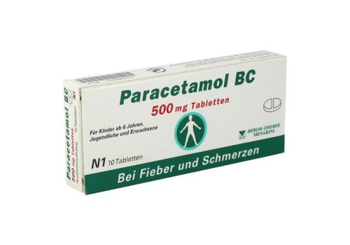 Paracetamol BC 500mg – PZN 04088345 (PZN 04088345)