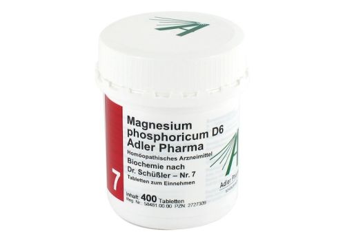 BIOCHEMIE Adler 7 Magnesium phosphoricum D 6 Tabl. – PZN 02727309 (PZN 02727309)
