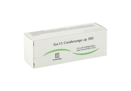 JSO Gw 15 Condurango cp Globuli – PZN 04943371 (PZN 04943371)