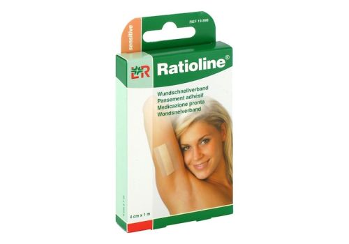 RATIOLINE sensitive Wundschnellverband 4 cmx1 m – PZN 01805154 (PZN 01805154)
