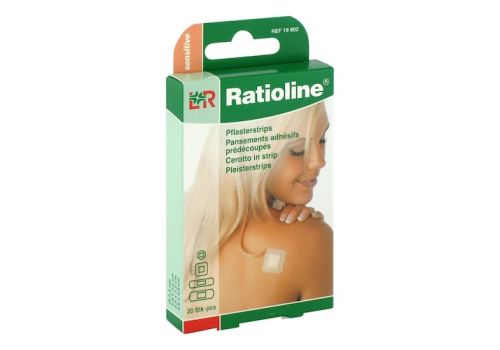 RATIOLINE sensitive Pflasterstrips in 4 Größen – PZN 01805208 (PZN 01805208)