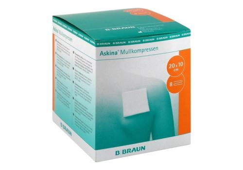 ASKINA Mullkompressen 10x20 cm steril – PZN 06874504 (PZN 06874504)