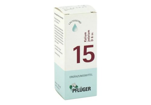 BIOCHEMIE Pflüger 15 Kalium jodatum D 6 Tropfen – PZN 09298490 (PZN 09298490)